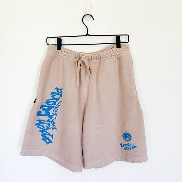 100 Thieves Joe Perez One World Level Up Limited Edition Wheat Fleece Lined Shor - Picture 3 of 10